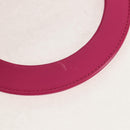 Christian Dior Canage Lady Dior Hand Bag Leather 2way Pink Gold Auth 154923SAM-8