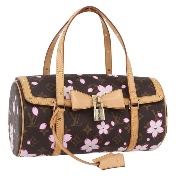 LOUIS VUITTON Monogram Cherry Blossom Papillon GM Bag M92009 LV Auth 154924SM