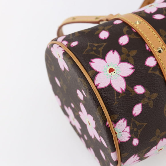 LOUIS VUITTON Monogram Cherry Blossom Papillon GM Bag M92009 LV Auth 154924SM