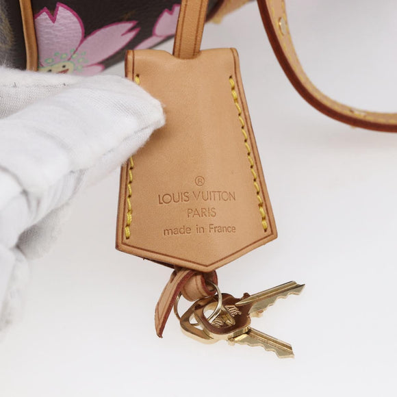 LOUIS VUITTON Monogram Cherry Blossom Papillon GM Bag M92009 LV Auth 154924SM