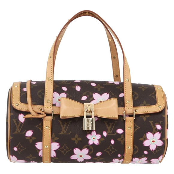 LOUIS VUITTON Monogram Cherry Blossom Papillon GM Bag M92009 LV Auth 154924SM