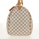 LOUIS VUITTON Damier Azur Keepall 50 Boston Bag N41430 LV Auth 154925V-3