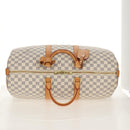 LOUIS VUITTON Damier Azur Keepall 50 Boston Bag N41430 LV Auth 154925V-6