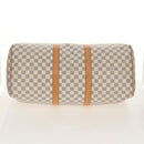 LOUIS VUITTON Damier Azur Keepall 50 Boston Bag N41430 LV Auth 154925V-5