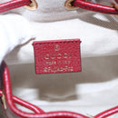 GUCCI Micro GG Supreme Doraemon Mini Bucket Bag PVC Beige 647801 Auth 154926SAM-15