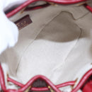 GUCCI Micro GG Supreme Doraemon Mini Bucket Bag PVC Beige 647801 Auth 154926SAM-16