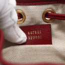 GUCCI Micro GG Supreme Doraemon Mini Bucket Bag PVC Beige 647801 Auth 154926SAM-19