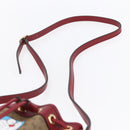 GUCCI Micro GG Supreme Doraemon Mini Bucket Bag PVC Beige 647801 Auth 154926SAM-8