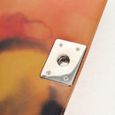 CHANEL Boy Chanel Medium Chain Bag Lamb Skin Orange Silver CC Auth 154930V-20