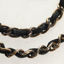 CHANEL Matelasse Chain Diana Bag Patent leather Black Gold CC Auth 154931V-10