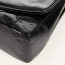 CHANEL Matelasse Chain Diana Bag Patent leather Black Gold CC Auth 154931V-13