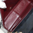 CHANEL Matelasse Chain Diana Bag Patent leather Black Gold CC Auth 154931V-21