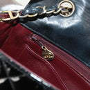 CHANEL Matelasse Chain Diana Bag Patent leather Black Gold CC Auth 154931V-25