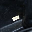 CHANEL Matelasse Chain Shoulder Bag Satin Black Gold CC Auth 154932SAV-23