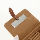 CELINE Triomphe Canvas Large Jewelry Case PVC White 4M0382DIU Auth 154934SM-16