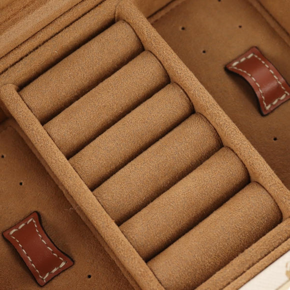 CELINE Triomphe Canvas Large Jewelry Case PVC White 4M0382DIU Auth 154934SM