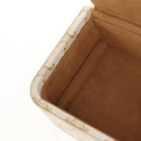 CELINE Triomphe Canvas Large Jewelry Case PVC White 4M0382DIU Auth 154934SM-25