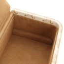 CELINE Triomphe Canvas Large Jewelry Case PVC White 4M0382DIU Auth 154934SM-26