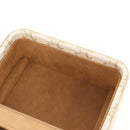 CELINE Triomphe Canvas Large Jewelry Case PVC White 4M0382DIU Auth 154934SM-27