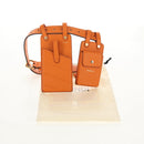 FENDI Multi Accessory Belt Belt Leather Orange Gold Auth 154935M-12