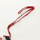 Christian Dior Hardcore Pouch Canvas White Red Auth 154937V-14