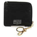 Maison Margiela 4 Stitch Fragment Case Compact Wallet Leather Black Auth 154938M-2