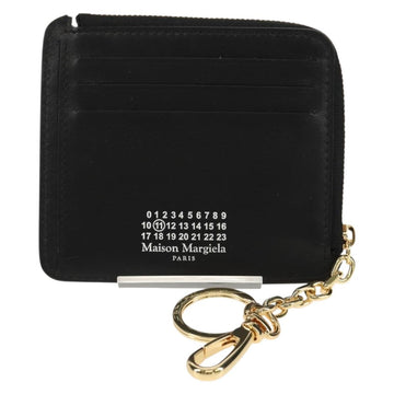 Maison Margiela 4 Stitch Fragment Case Compact Wallet Leather Black Auth 154938M - 0