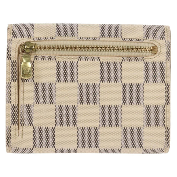 LOUIS VUITTON Damier Azur Portefeuille Koala Trifold Wallet N60013 Auth 154940V