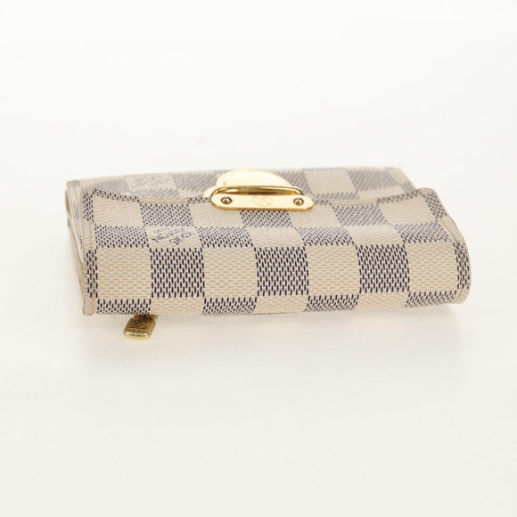 LOUIS VUITTON Damier Azur Portefeuille Koala Trifold Wallet N60013 Auth 154940V