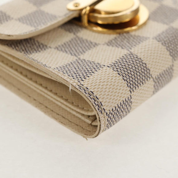 LOUIS VUITTON Damier Azur Portefeuille Koala Trifold Wallet N60013 Auth 154940V