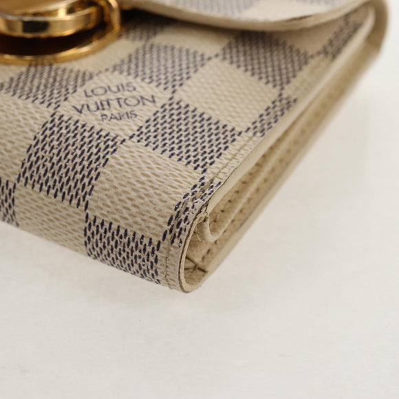 LOUIS VUITTON Damier Azur Portefeuille Koala Trifold Wallet N60013 Auth 154940V