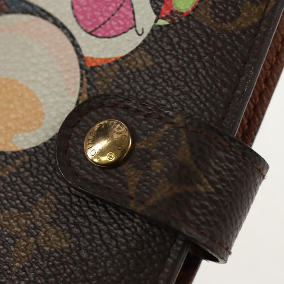 LOUIS VUITTON Monogram Panda Agenda PM Day Planner Cover R20011 LV Auth 154941V