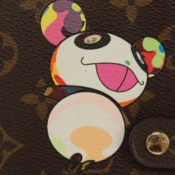 LOUIS VUITTON Monogram Panda Agenda PM Day Planner Cover R20011 LV Auth 154941V