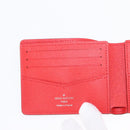 LOUIS VUITTON Epi Supreme Portefeuille Slender Wallet Red M67717 Auth 154943SM-19