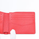 LOUIS VUITTON Epi Supreme Portefeuille Slender Wallet Red M67717 Auth 154943SM-20