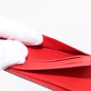 LOUIS VUITTON Epi Supreme Portefeuille Slender Wallet Red M67717 Auth 154943SM-22