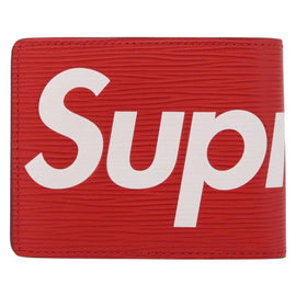LOUIS VUITTON Epi Supreme Portefeuille Slender Wallet Red M67717 Auth 154943SM - 0