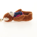 LOUIS VUITTON Porte Cles LV Teddy Bear Key Holder Mohair M69854 Auth 154944SAM-9
