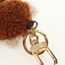 LOUIS VUITTON Porte Cles LV Teddy Bear Key Holder Mohair M69854 Auth 154944SAM-15