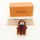 LOUIS VUITTON Porte Cles LV Teddy Bear Key Holder Mohair M69854 Auth 154944SAM-12