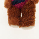 LOUIS VUITTON Porte Cles LV Teddy Bear Key Holder Mohair M69854 Auth 154944SAM-2