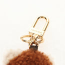 LOUIS VUITTON Porte Cles LV Teddy Bear Key Holder Mohair M69854 Auth 154944SAM-8