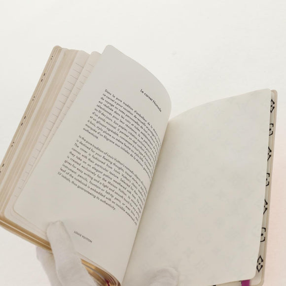 LOUIS VUITTON Monogram Giant Notebook Cover MM Note Cover Purple LV Auth 154945M