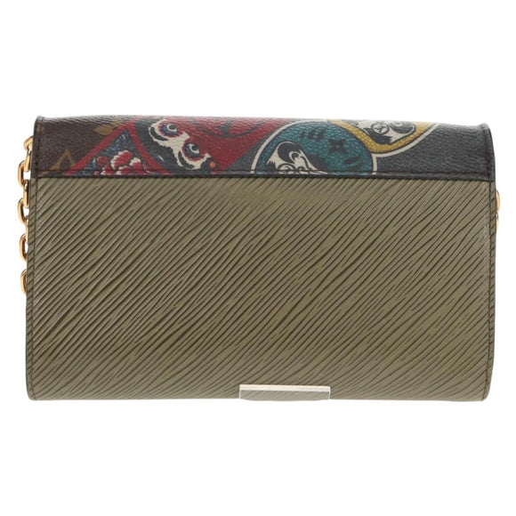 LOUIS VUITTON Monogram Kabuki Epi Portefeuille Twist Wallet M67260 Auth 154946M
