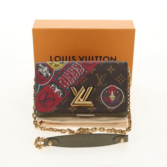 LOUIS VUITTON Monogram Kabuki Epi Portefeuille Twist Wallet M67260 Auth 154946M