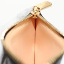 LOUIS VUITTON Multicolor Pochette Cles Coin Purse Black M13664 LV Auth 154947V-19