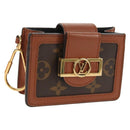 LOUIS VUITTON Monogram Dauphine Multicult Coin Purse M68751 LV Auth 154948M-1