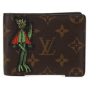 LOUIS VUITTON Monogram LV Friends Multiple Slender NM Bifold Wallet Auth 154949M-2