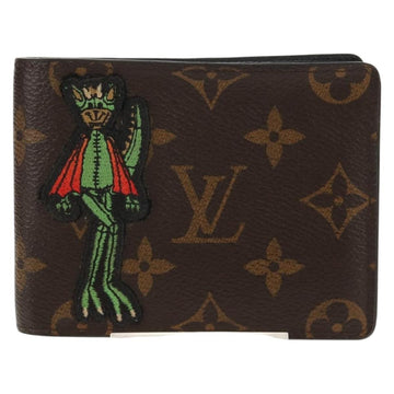 LOUIS VUITTON Monogram LV Friends Multiple Slender NM Bifold Wallet Auth 154949M - 0