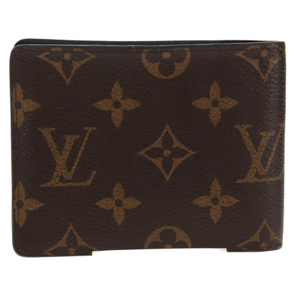 LOUIS VUITTON Monogram LV Friends Multiple Slender NM Bifold Wallet Auth 154949M